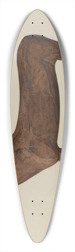 Mina Lowry - Horse 39.3 inch art pintail longboard deck