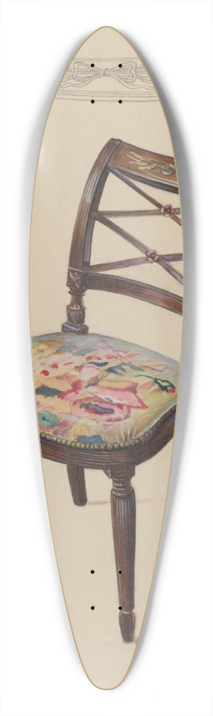 Mina Lowry - Side Chair 39.3 inch art pintail longboard deck