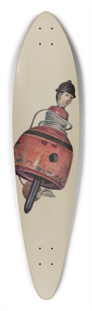 Mina Lowry - Top 39.3 inch art pintail longboard deck