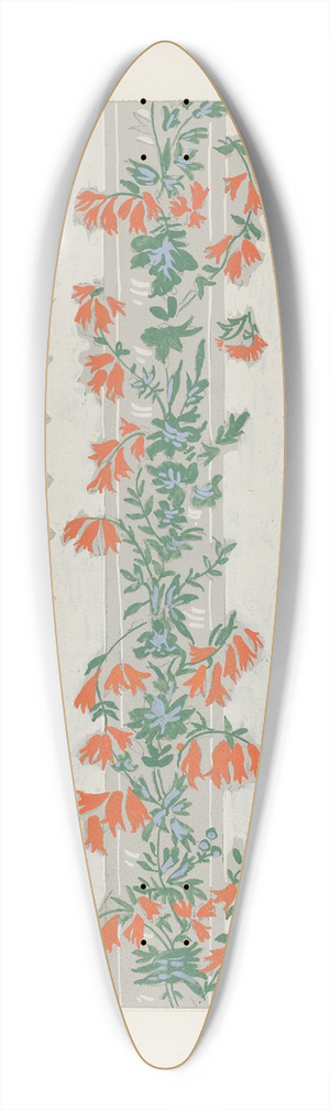 Mina Lowry - Wallpaper 39.3 inch art pintail longboard deck