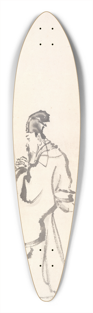 Min Zhen - Su Dongpo 39.3 inch art pintail longboard deck