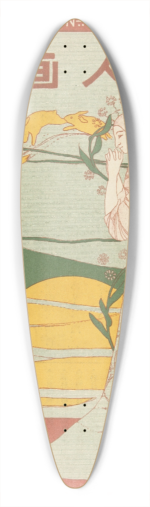 Mitsutani Kunishiro - The Ladys Graphic. September 1907 39.3 inch art pintail longboard deck