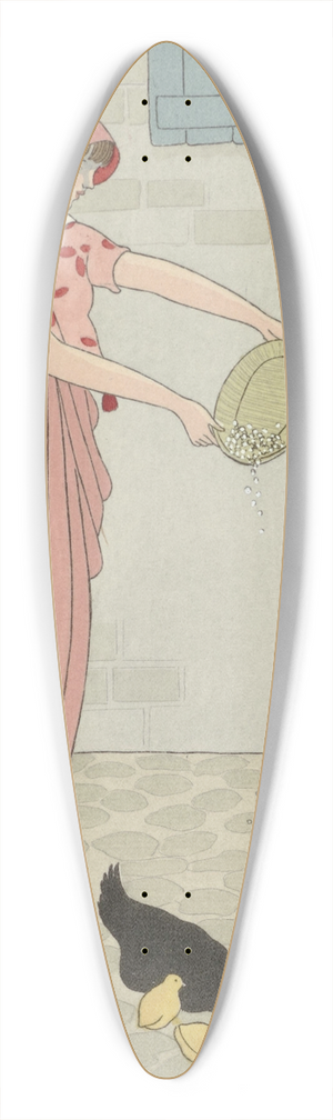 Monogrammist MFN - Robe pour les vacances 39.3 inch art pintail longboard deck