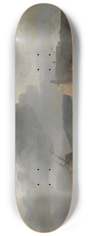 Aernout Smit - Shipping off a coast in choppy water 8.25 inch art skate deck