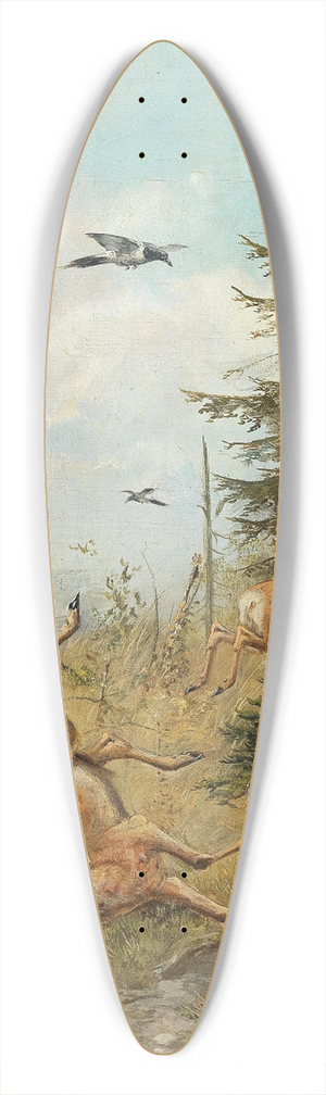 Moritz Mller - The Hunt 39.3 inch art pintail longboard deck