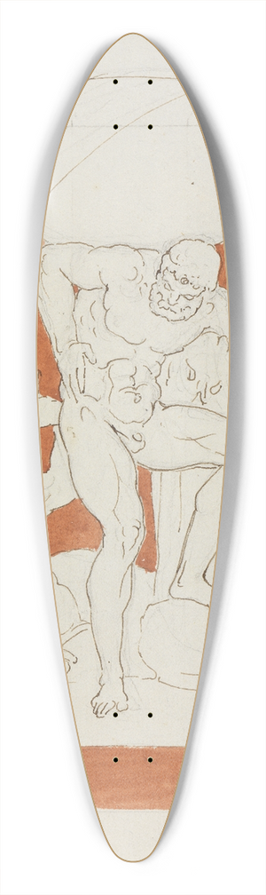 Moritz von Schwind - Herakles, das Himmelsgewlbe tragend 39.3 inch art pintail longboard deck