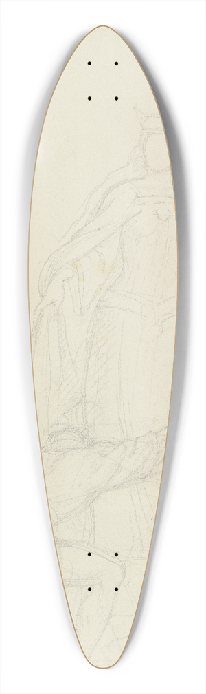 Moritz von Schwind - Kniender vor der Landgrfin Sophie im Sngerkrieg 39.3 inch art pintail longboard deck