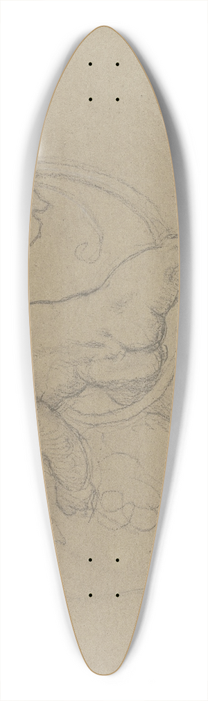 Moritz von Schwind - Putto zwischen Ranken, in Rckansicht 39.3 inch art pintail longboard deck