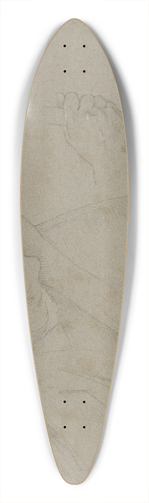 Moritz von Schwind - Studienblatt; Sngerkrieg 39.3 inch art pintail longboard deck
