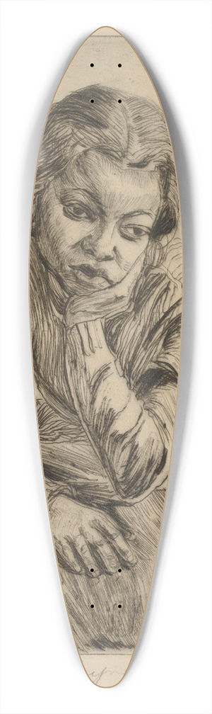Mortimer Borne - Alleyne 39.3 inch art pintail longboard deck