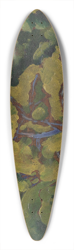 Morton Livingston Schamberg - Landscape 39.3 inch art pintail longboard deck Morton Livingston Schamberg - Landscape 39.3 inch art pintail longboard deck