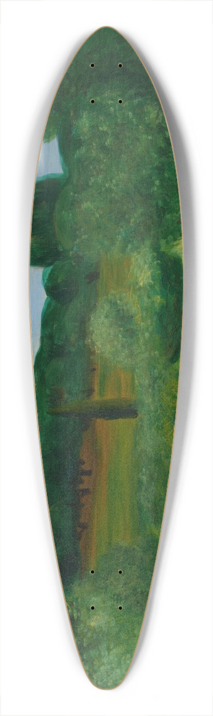 Mose Kisling - Baie de Saint-Tropez 39.3 inch art pintail longboard deck