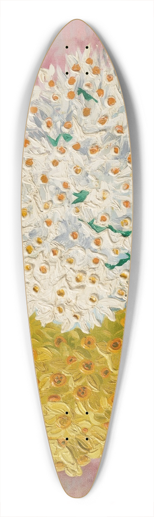 Mose Kisling - Narcisses 39.3 inch art pintail longboard deck