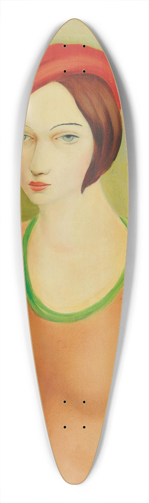 Mose Kisling - Portrait 39.3 inch art pintail longboard deck