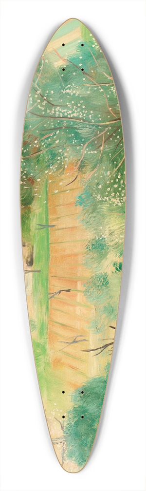 Mose Kisling - Sanary 39.3 inch art pintail longboard deck