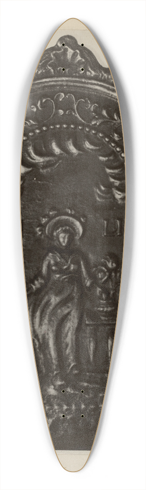 Moses - Pa. German Fire Back 39.3 inch art pintail longboard deck