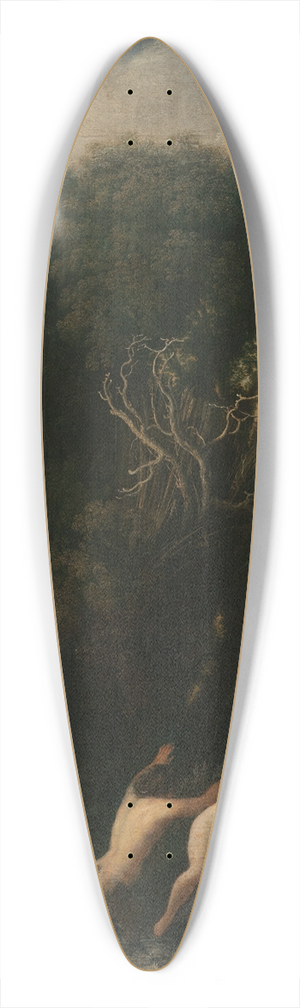 Moyses van Uyttenbroek - A Bathing Nymph Taken by Surprise by a Satyr 39.3 inch art pintail longboard deck