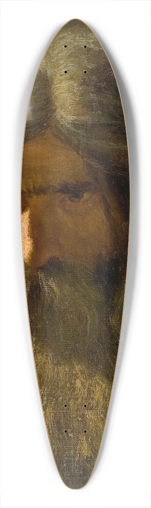Mrten Eskil Winge - Portrait Of A Bearded Man 39.3 inch art pintail longboard deck