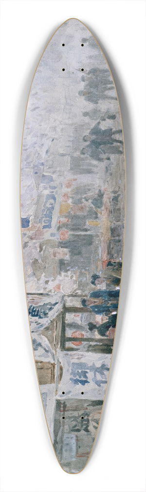 Nakagawa Hachir - Cherry Blossom Festival 39.3 inch art pintail longboard deck