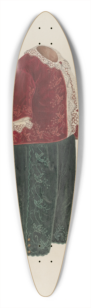 Nancy Crimi - Boys Suit 39.3 inch art pintail longboard deck