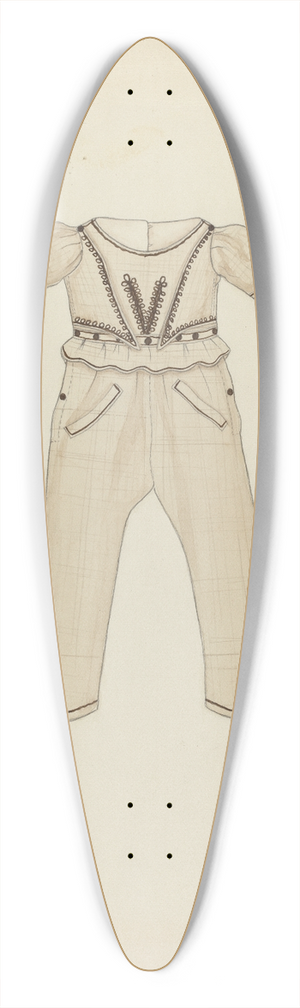 Nancy Crimi - Boys Suit 39.3 inch art pintail longboard deck