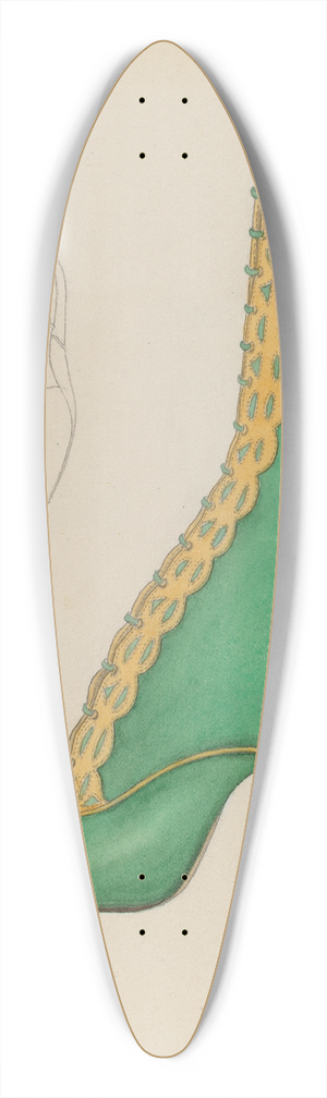 Nancy Crimi - Womans Shoe 39.3 inch art pintail longboard deck