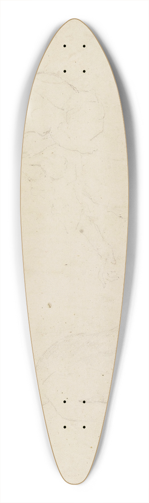 Narcisse-Virgile Diaz de La Pea - Etudes de deux femmes 39.3 inch art pintail longboard deck