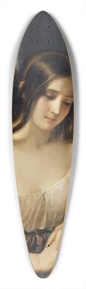 Natale Schiavone - Portrait Of A Lady 39.3 inch art pintail longboard deck