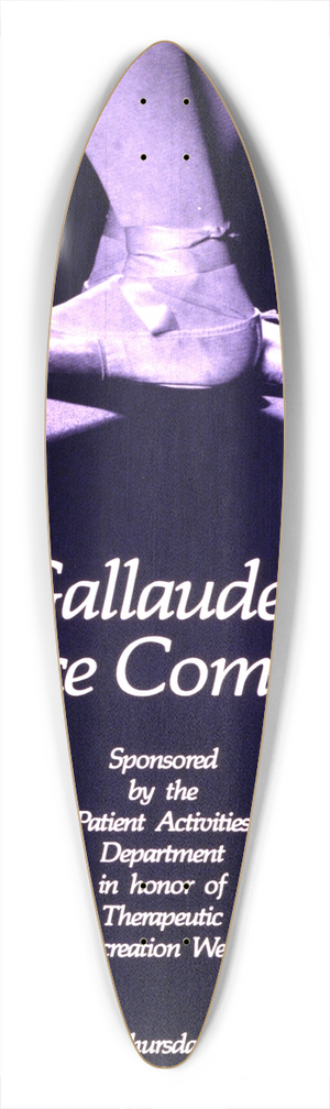 National Institutes of Health - Gallaudet Dance Company 39.3 inch art pintail longboard deck