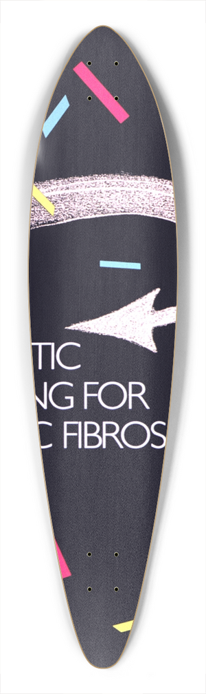 National Institutes of Health - Genetic testing for cystic fibrosis 39.3 inch art pintail longboard deck