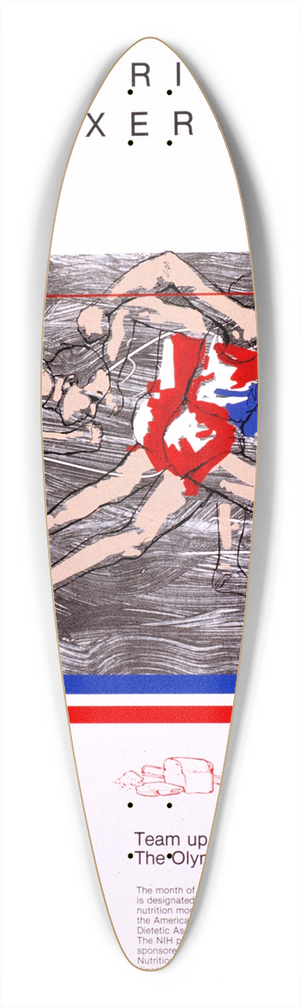 National Institutes of Health - Nutrition and exercise 39.3 inch art pintail longboard deck