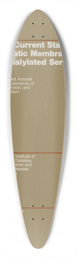 National Institutes of Health - The current status of the hepatic membrane receptor for desialylated serum glycoproteins 39.3 inch art pintail longboard deck