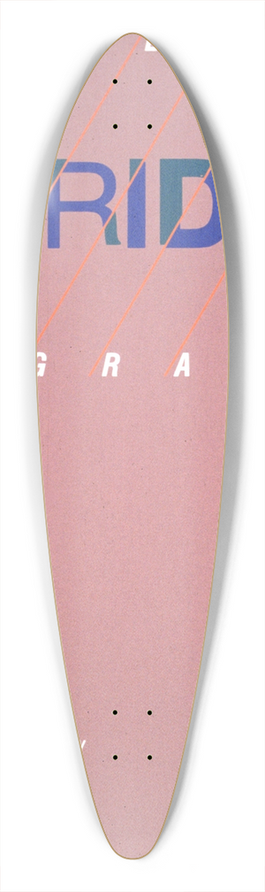 National Institutes of Health - The NIH STRIDE program 39.3 inch art pintail longboard deck