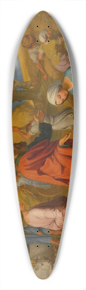 Nazarene School - Ruth And Boaz 39.3 inch art pintail longboard deck
