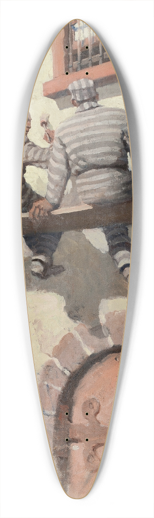 N. C. Wyeth - He Talked with His Eyes 39.3 inch art pintail longboard deck