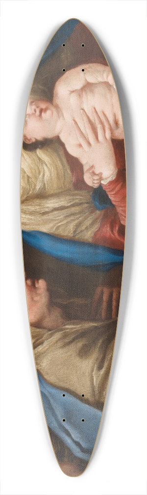Neapolitan School - The Holy Family with Saint Joachim and Saint Anne 39.3 inch art pintail longboard deck