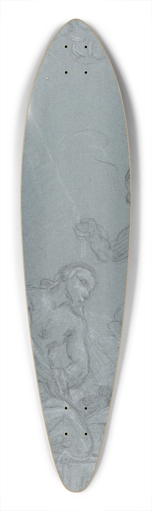 Nel Hall - The Baptism of Christ 39.3 inch art pintail longboard deck Nel Hall - The Baptism of Christ 39.3 inch art pintail longboard deck