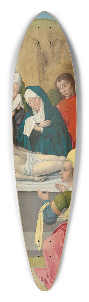 Netherlandish School - The Entombment Of Christ 39.3 inch art pintail longboard deck