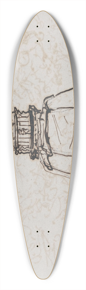 Nicaise De Keyser - Bench 39.3 inch art pintail longboard deck