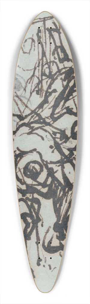 Nicaise De Keyser - Descent from the Cross 39.3 inch art pintail longboard deck Nicaise De Keyser - Descent from the Cross 39.3 inch art pintail longboard deck