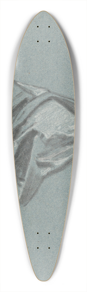 Nicaise De Keyser - Draped Fabric 39.3 inch art pintail longboard deck