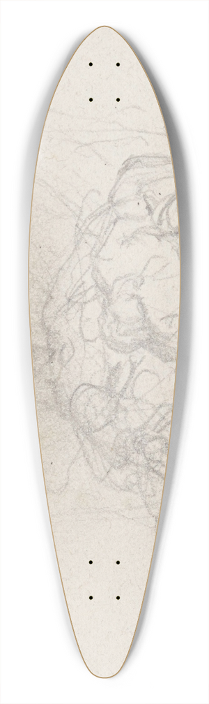 Nicaise De Keyser - Figure Group 39.3 inch art pintail longboard deck
