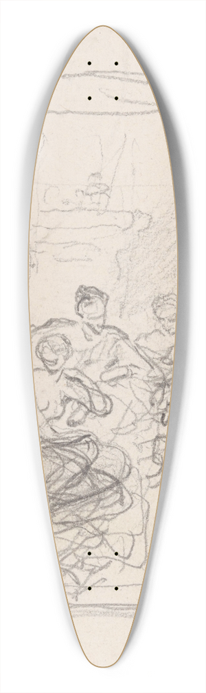Nicaise De Keyser - Francis I of France Visiting Benvenuto Cellinis Studio 39.3 inch art pintail longboard deck Nicaise De Keyser - Francis I of France Visiting Benvenuto Cellinis Studio 39.3 inch art pintail longboard deck