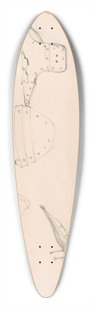 Nicaise De Keyser - Helmets, Bows, Armours 39.3 inch art pintail longboard deck