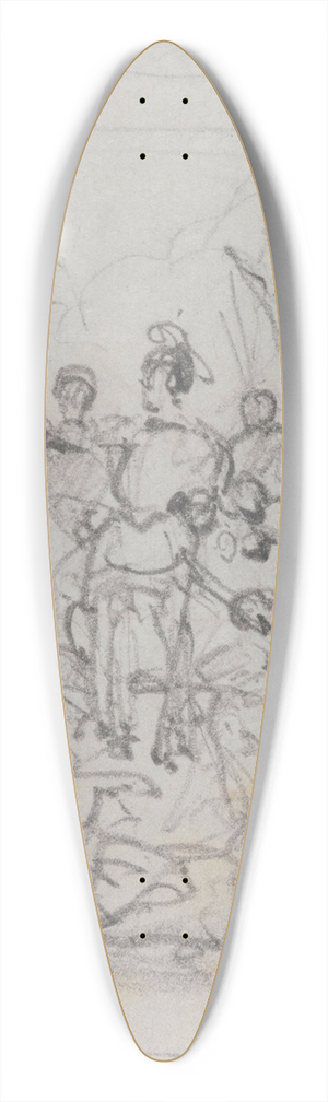 Nicaise De Keyser - Historical Scene 39.3 inch art pintail longboard deck