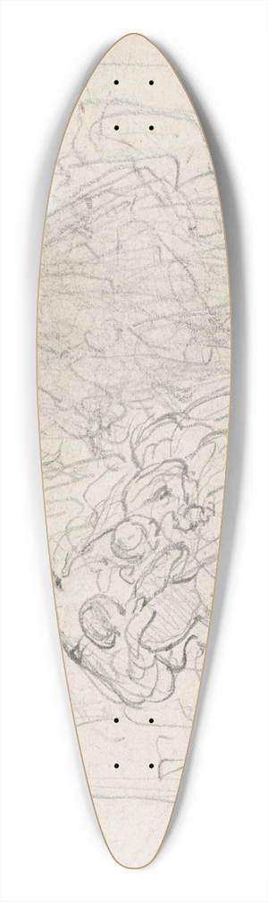 Nicaise De Keyser - Historical Scene 39.3 inch art pintail longboard deck