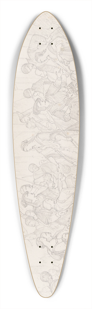 Nicaise De Keyser - Jacqueline of Wittelsbach 39.3 inch art pintail longboard deck