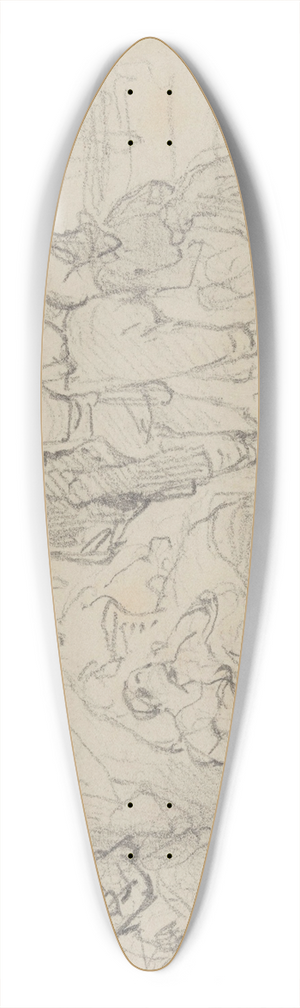 Nicaise De Keyser - Scene 39.3 inch art pintail longboard deck