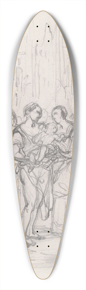 Nicaise De Keyser - Scene 39.3 inch art pintail longboard deck