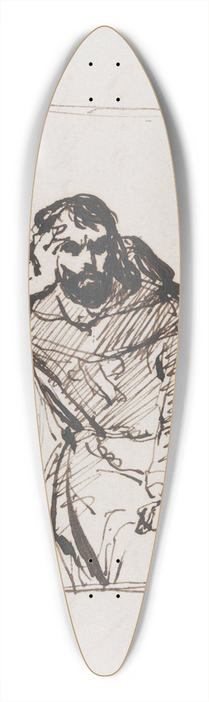 Nicaise De Keyser - The Giaour 39.3 inch art pintail longboard deck